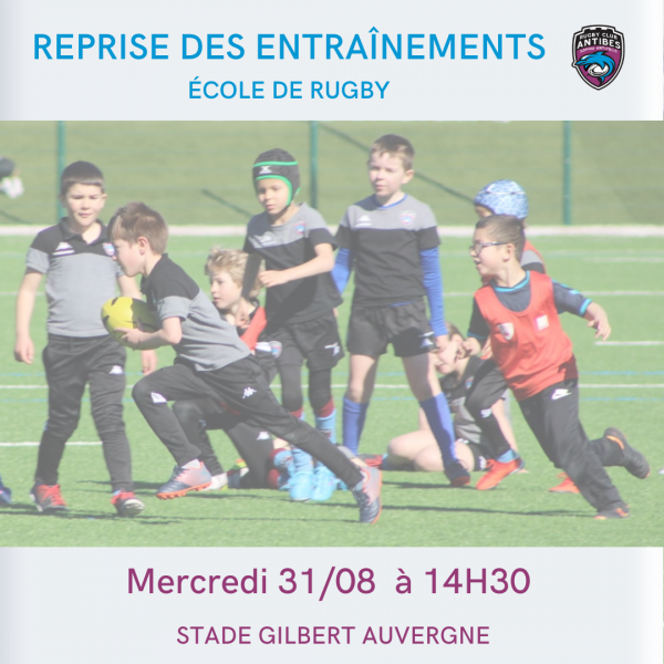 REPRISE DES ENTRAÎNEMENTS
